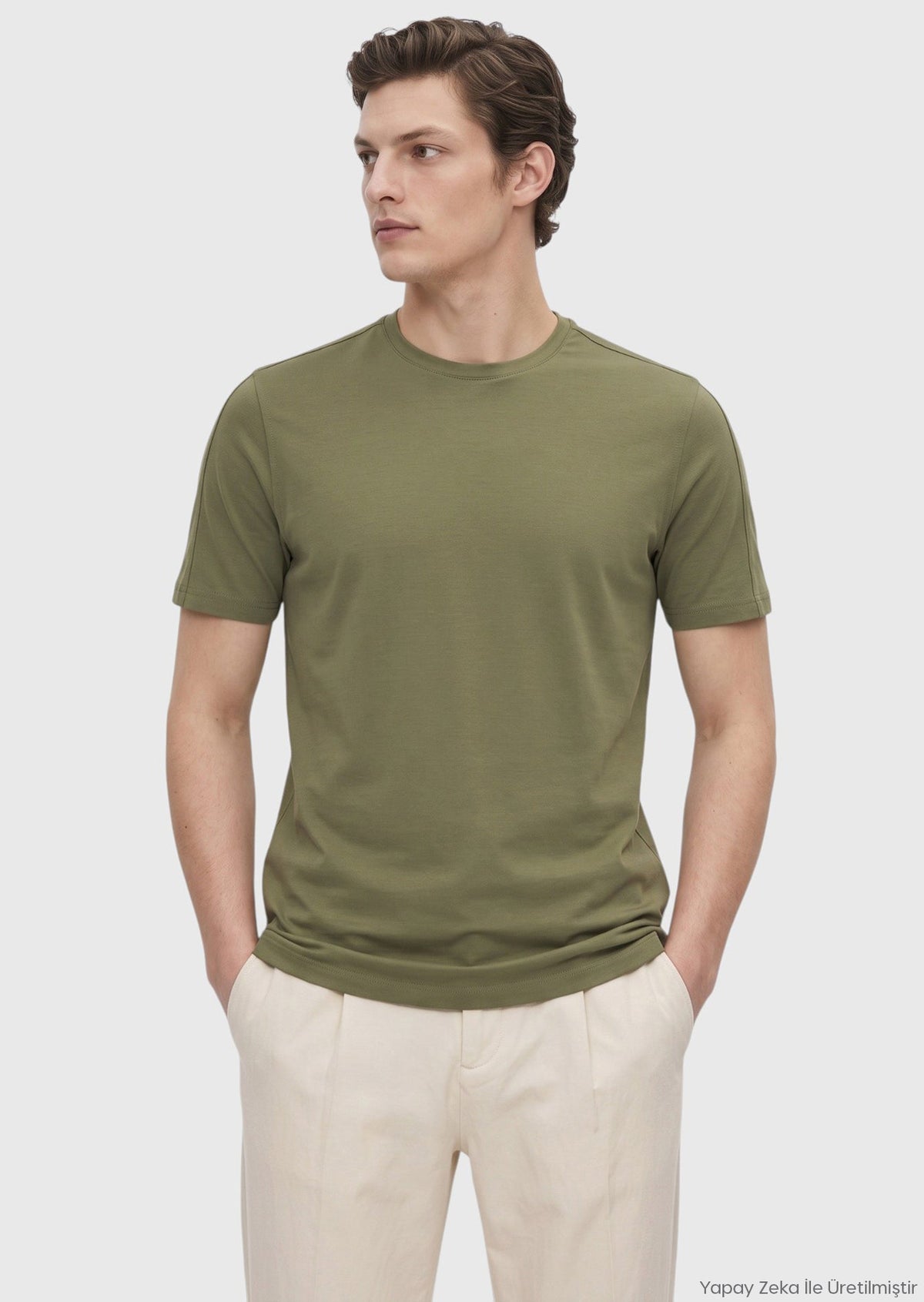 Rundhals-T-Shirt