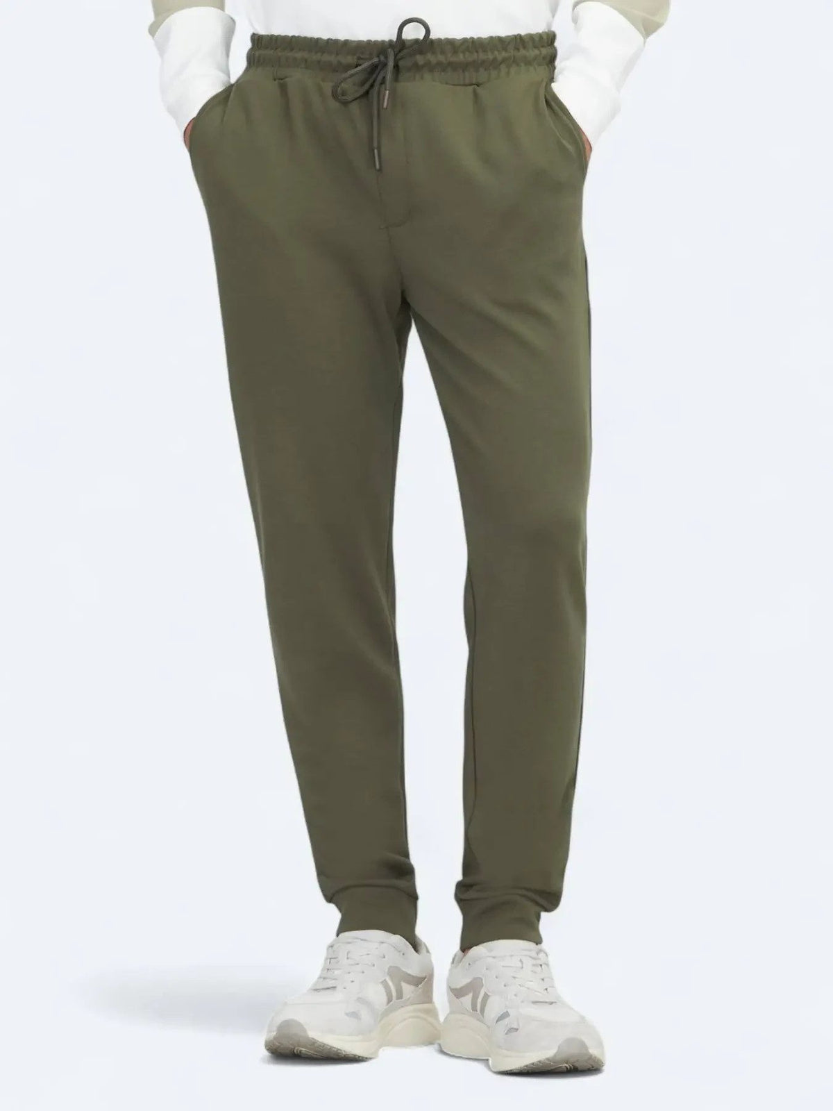 Khaki-Sweatpants