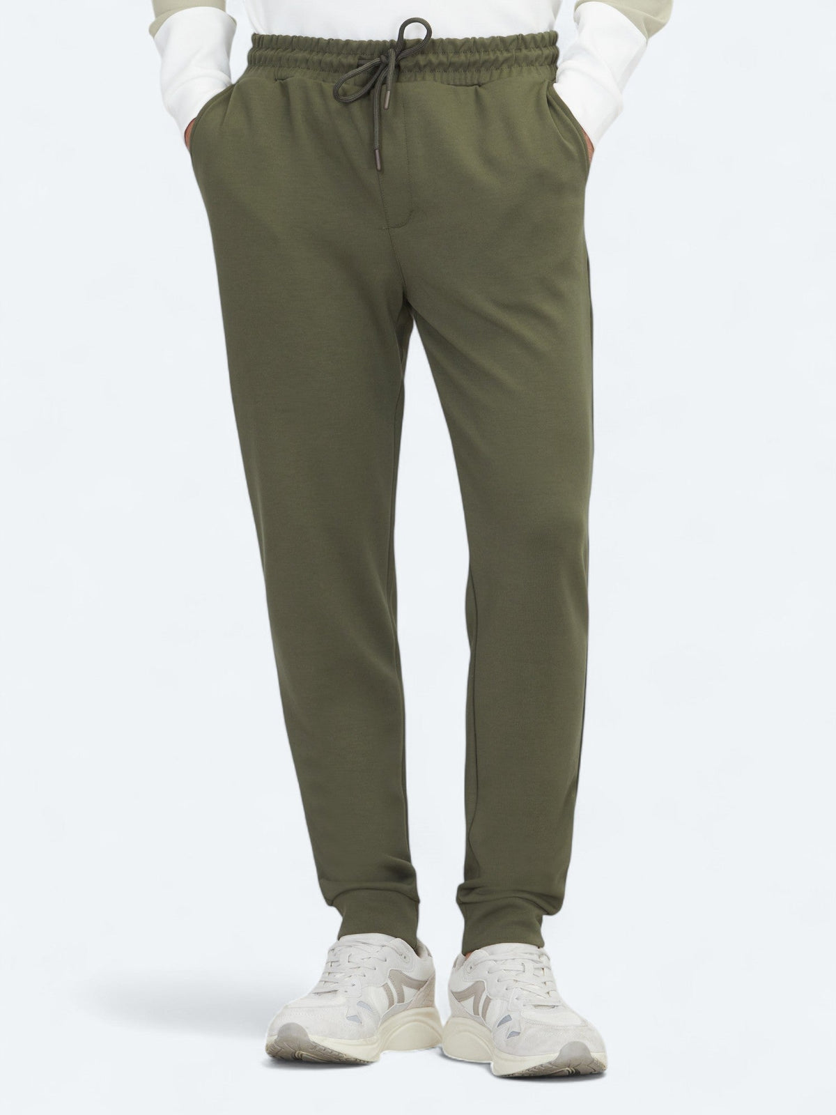 Khaki-Sweatpants