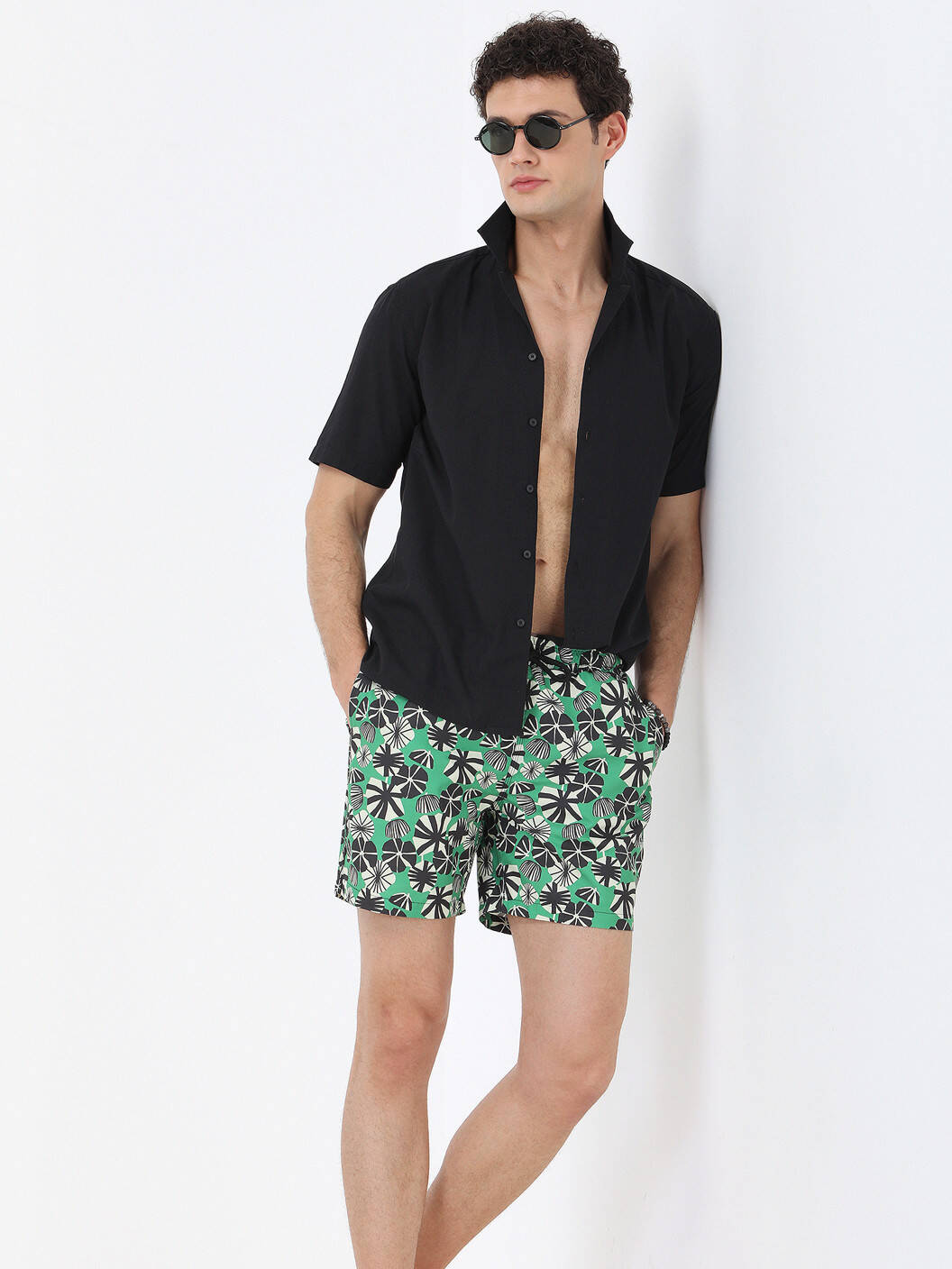 Gemusterte Shorts