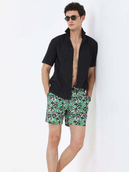 Gemusterte Shorts