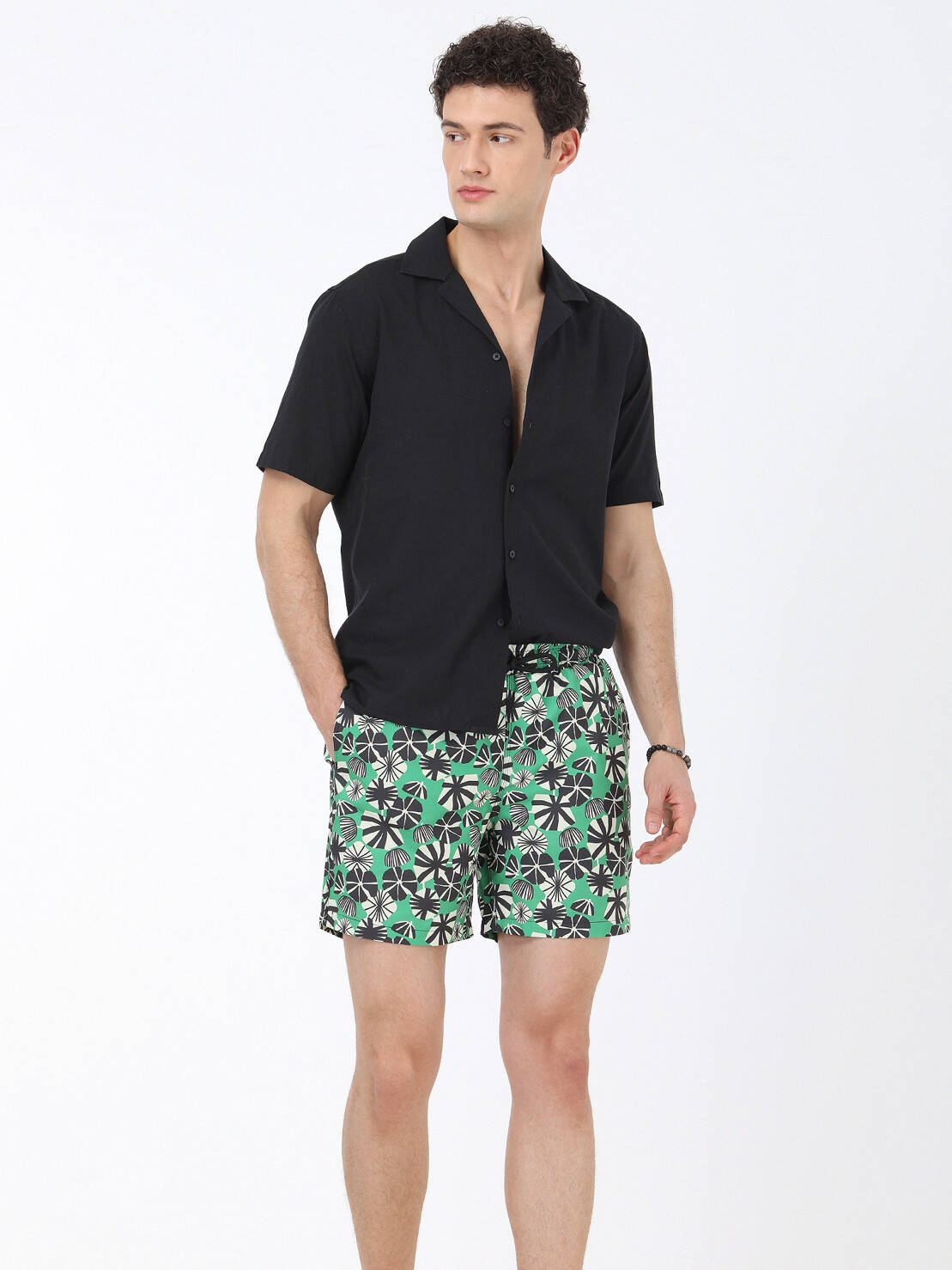 Gemusterte Shorts