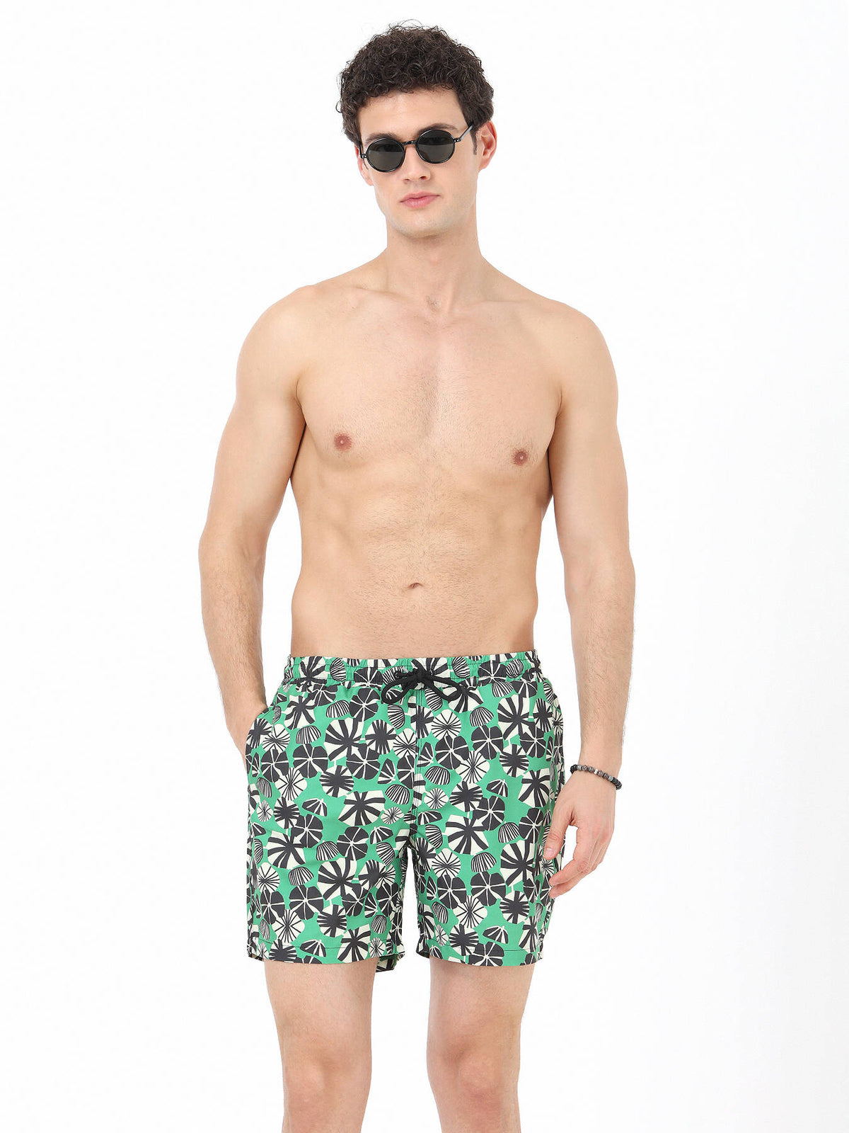 Gemusterte Shorts