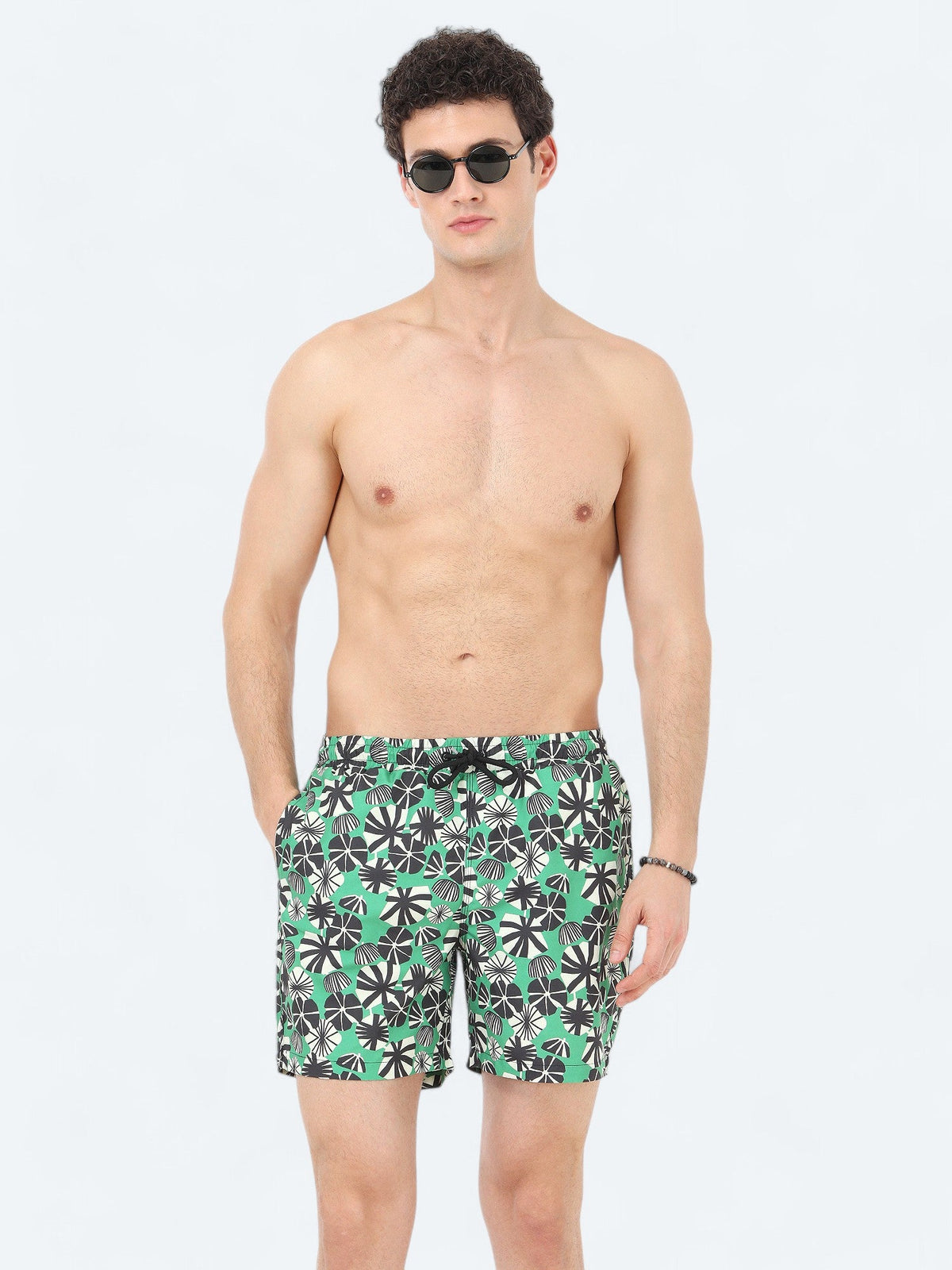 Gemusterte Shorts