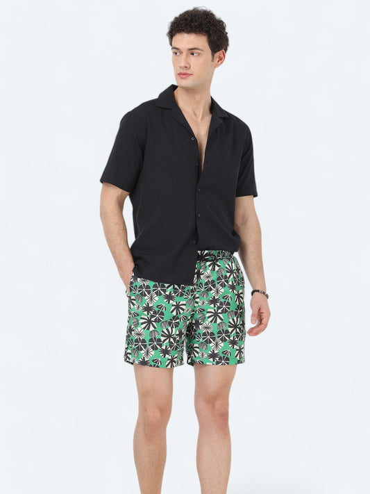 Gemusterte Shorts