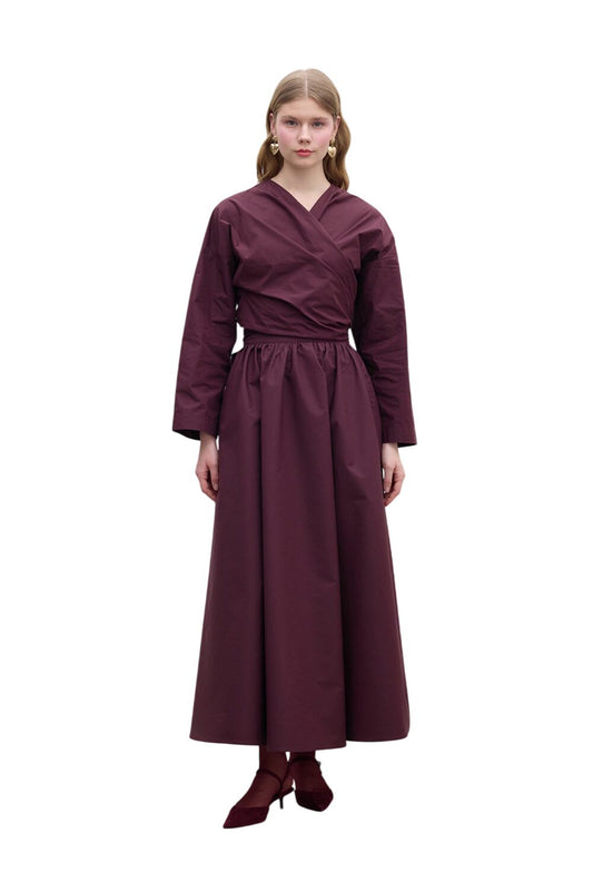 Premium-Kimono-Hemd, schwarz