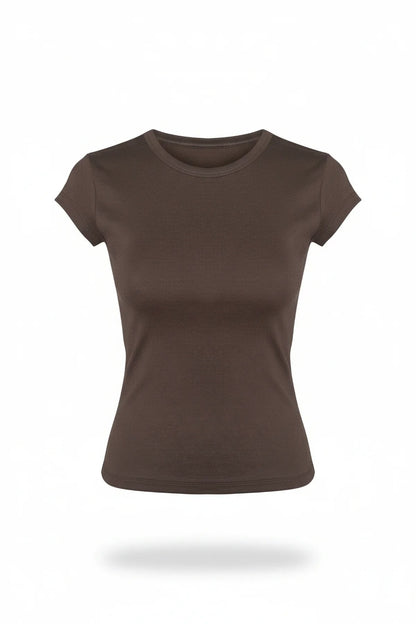 Kurzarm Basic T-Shirt