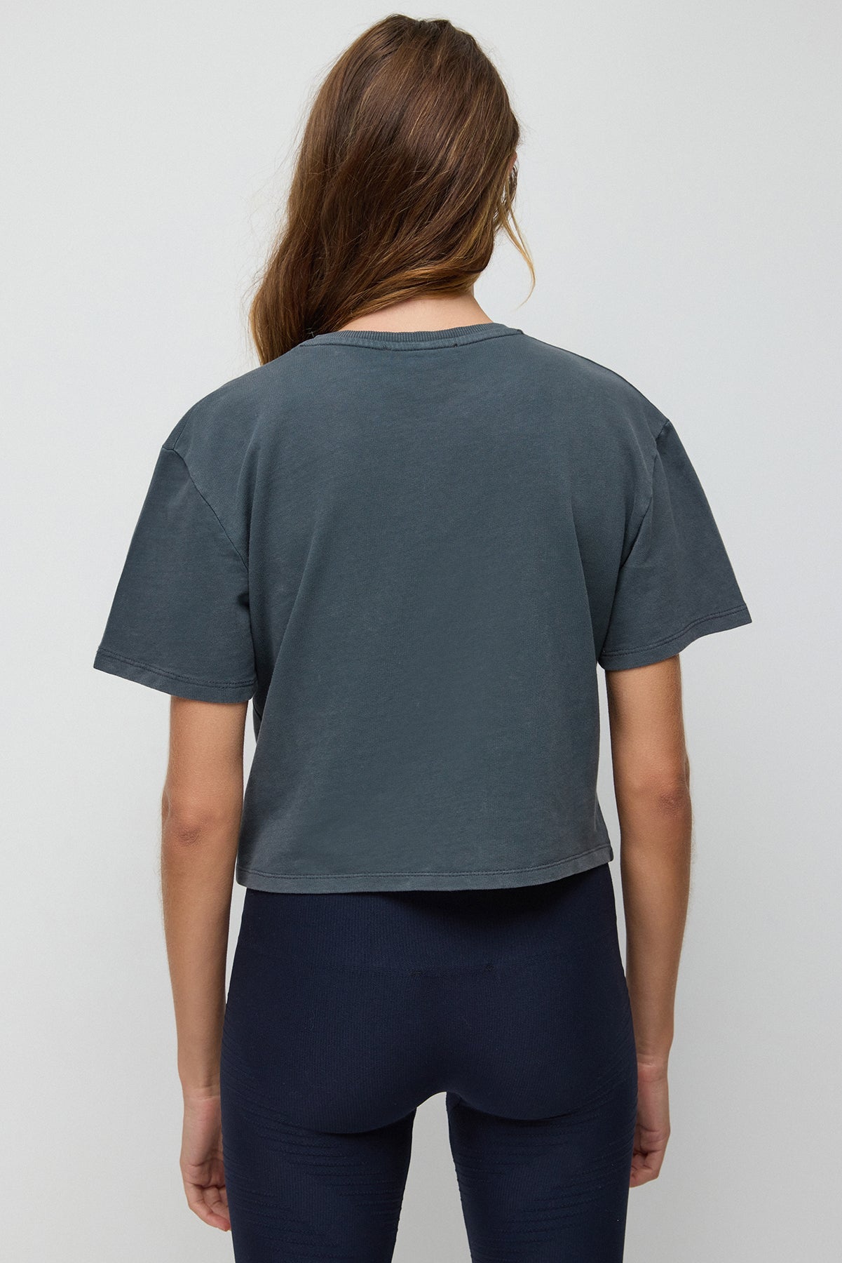 Kurzärmeliges Sweatshirt mit Aufdruck