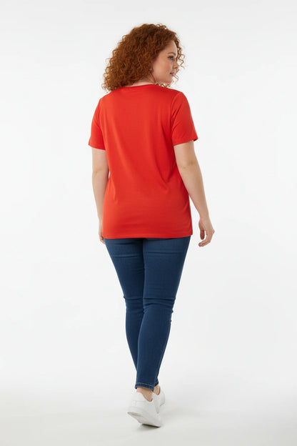 Kurzärmeliges bedrucktes T-Shirt