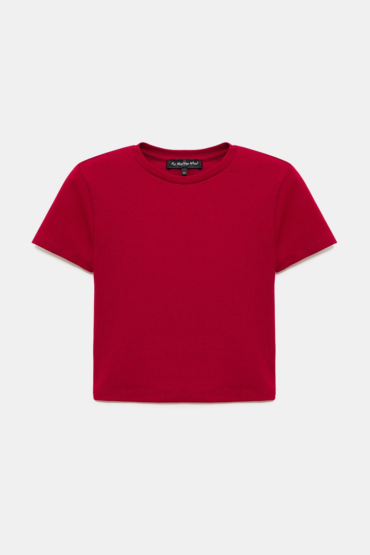 Kurzärmeliges Crop-T-Shirt