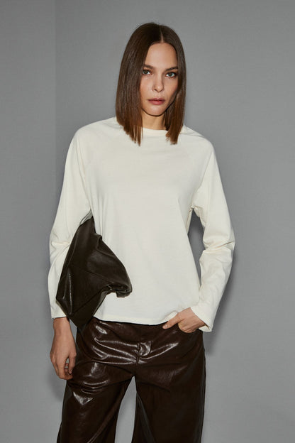 KISSORA Damen Relaxed Fit Bluse