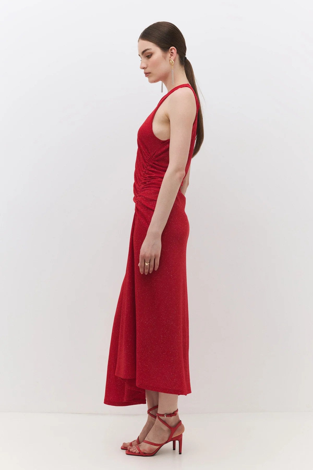 Ärmelloses Maxikleid