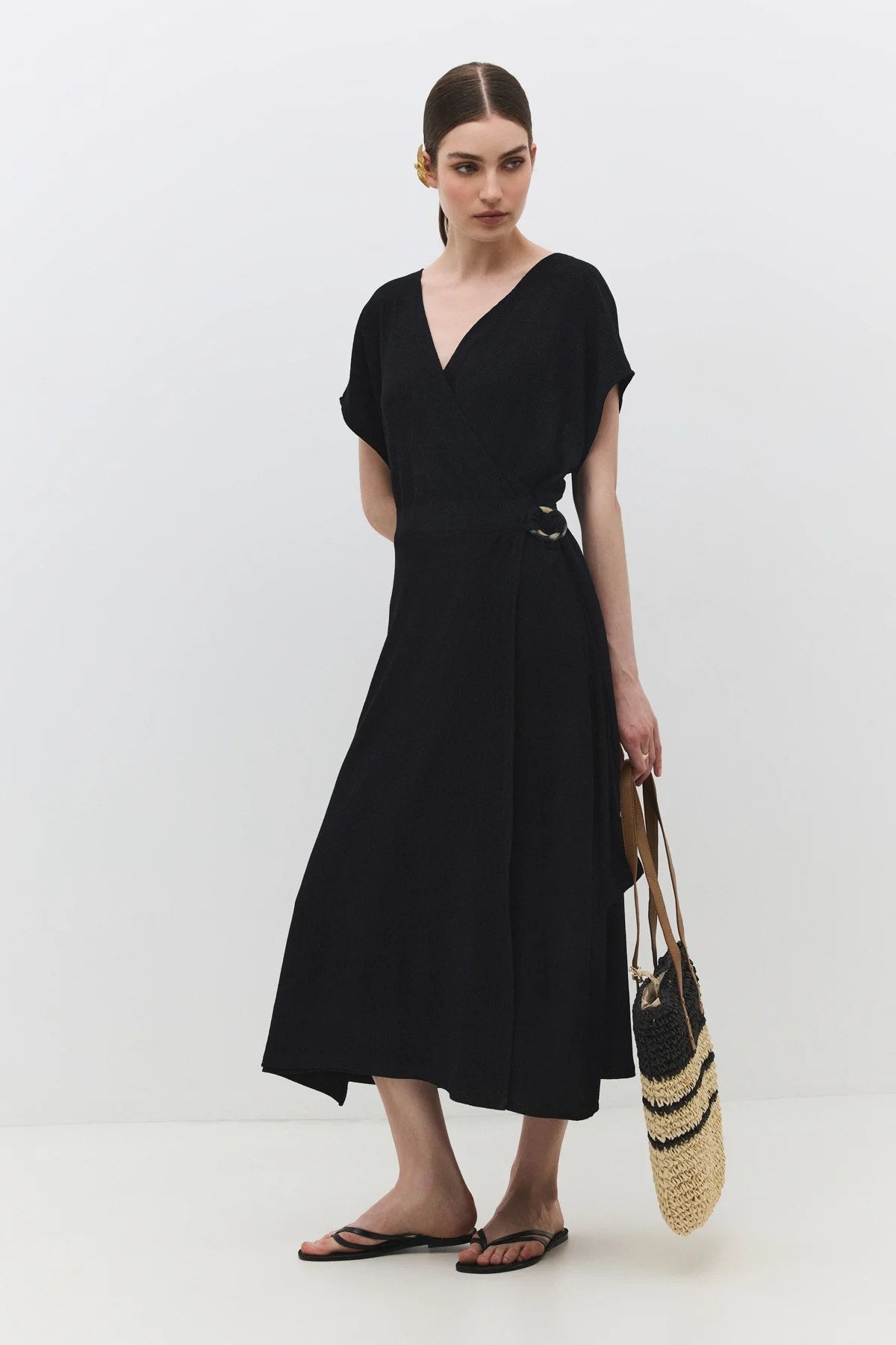 Kleid mit V-Ausschnitt