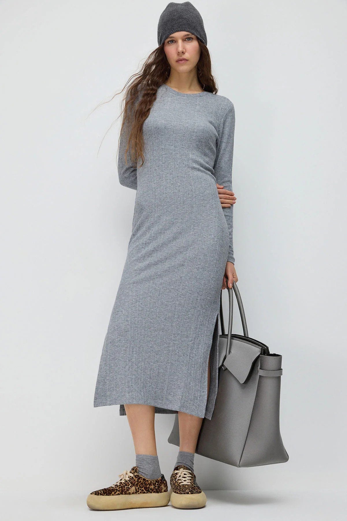 Langärmeliges Kleid