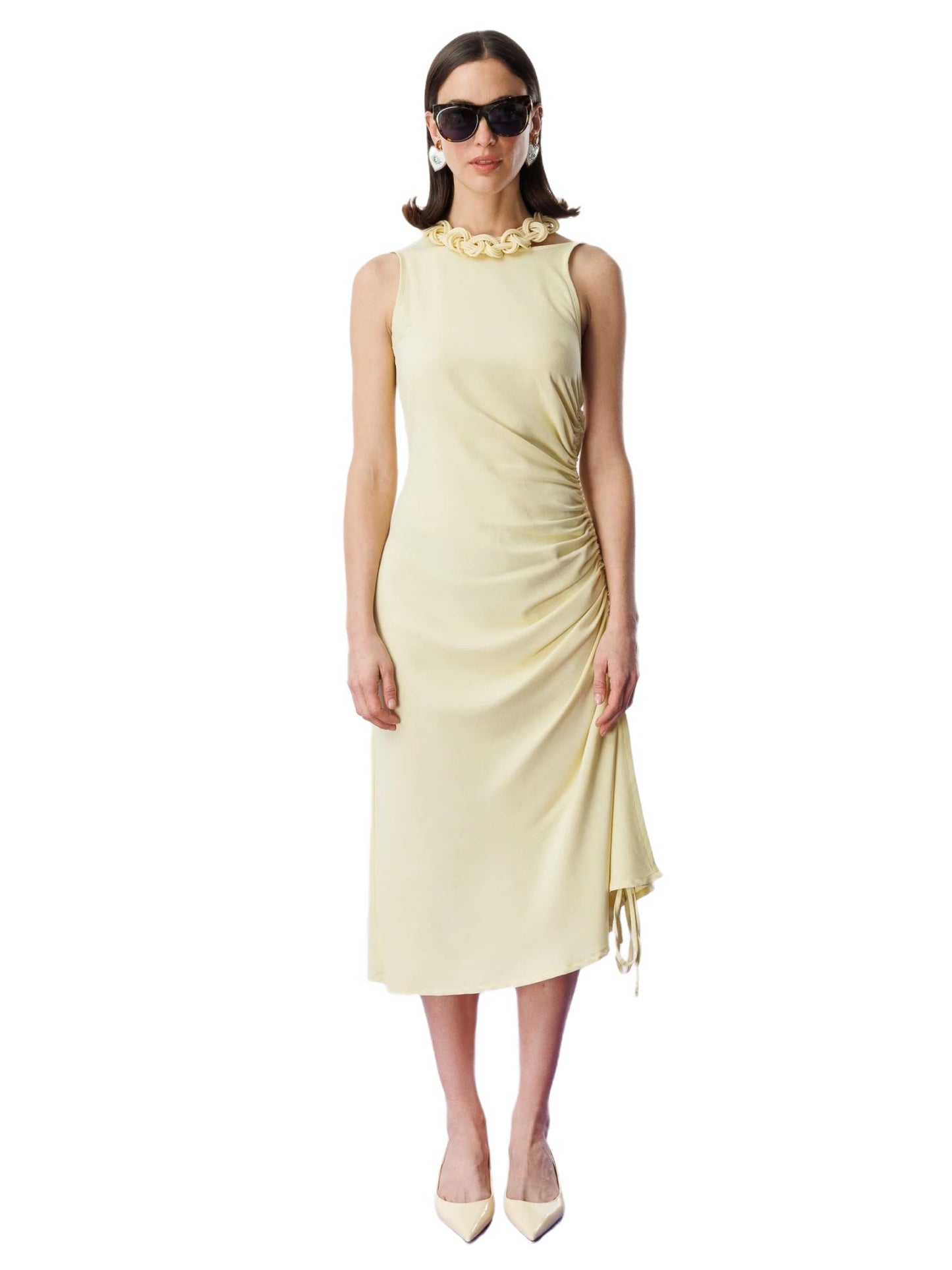 Ärmelloses Midikleid