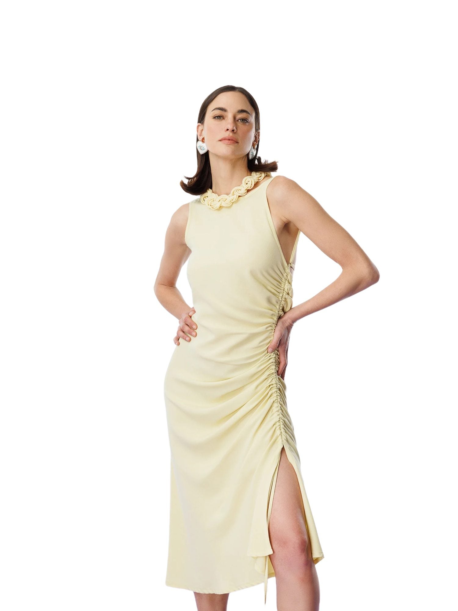 Ärmelloses Midikleid