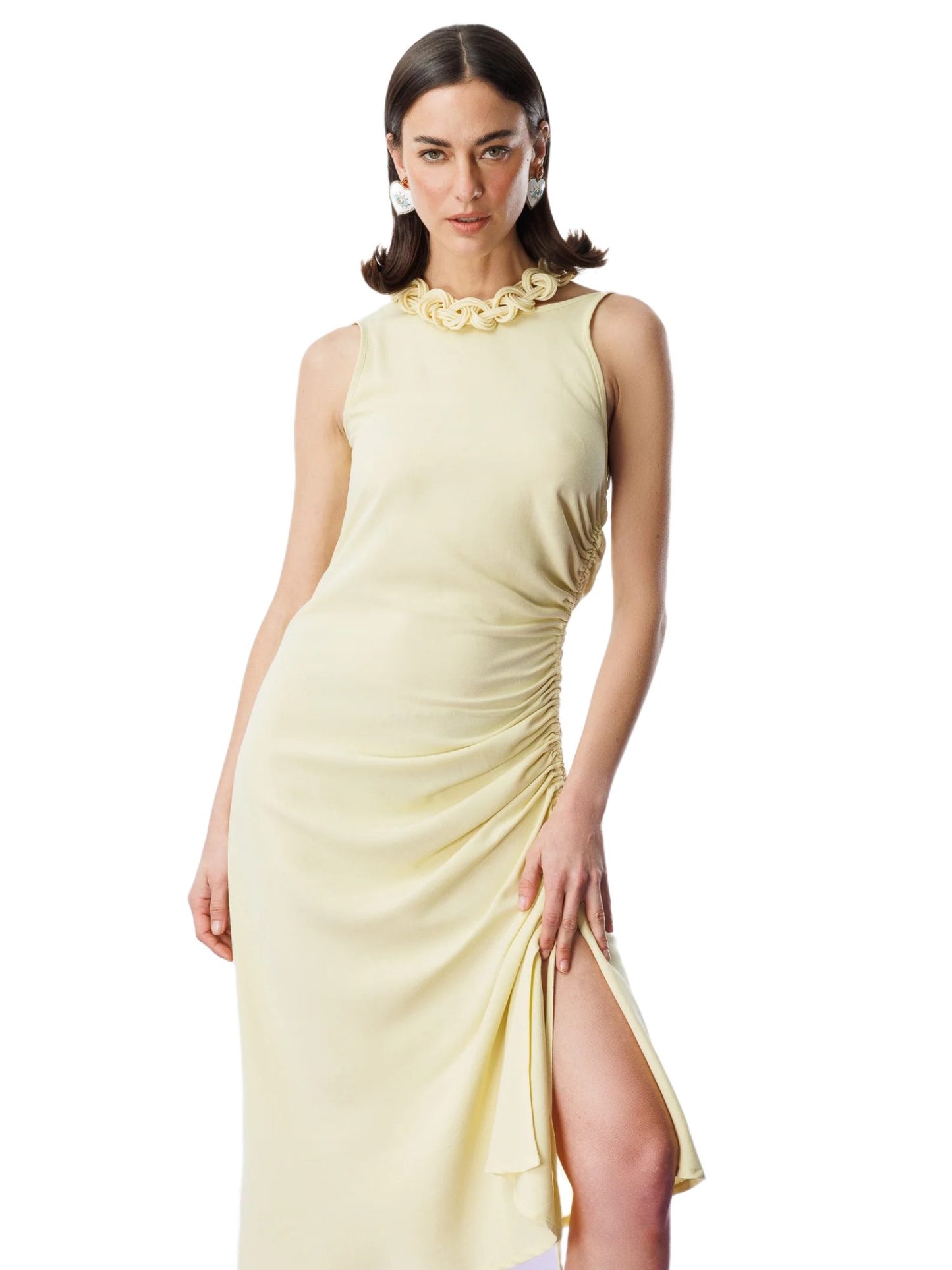 Ärmelloses Midikleid