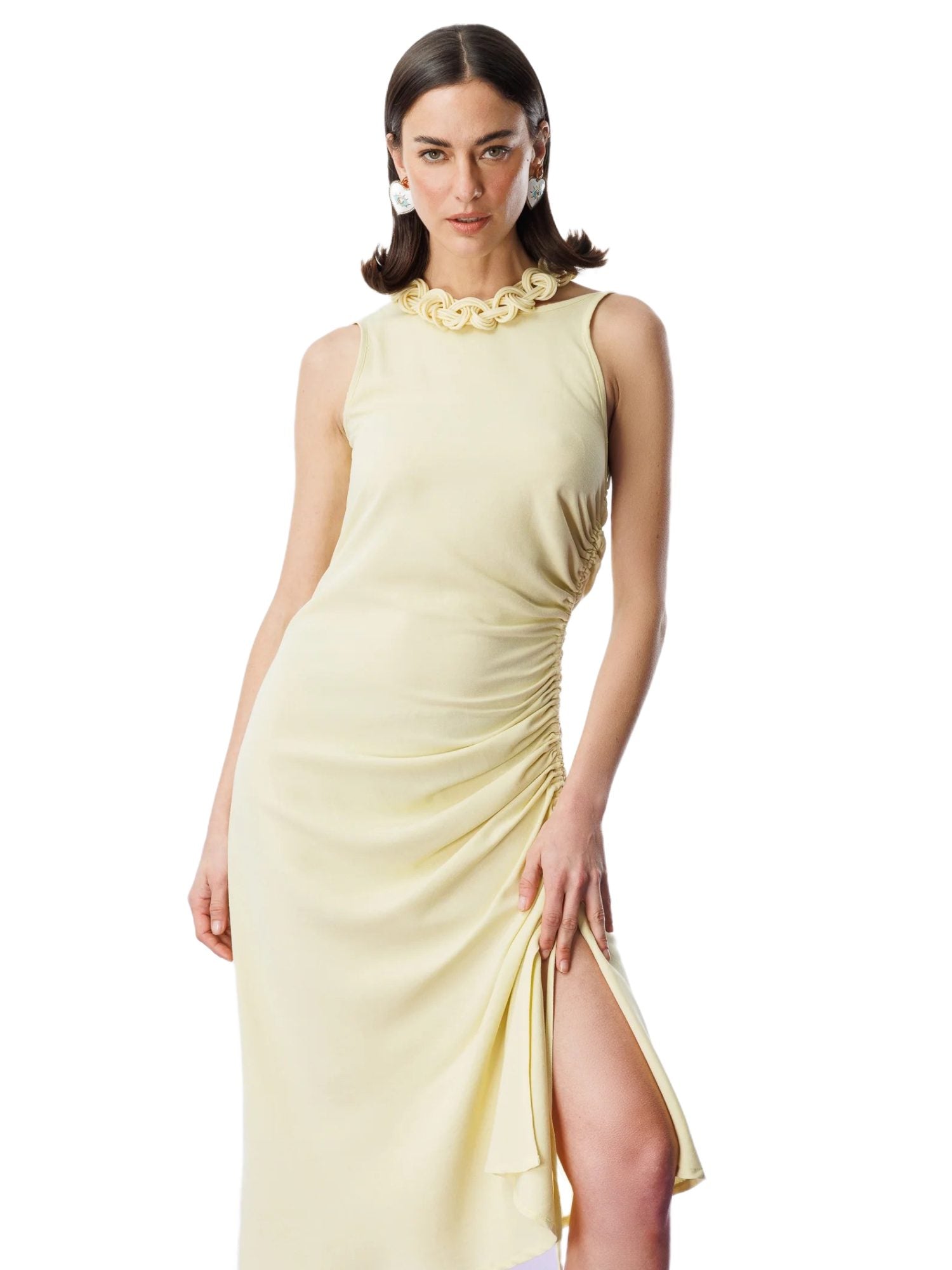 Ärmelloses Midikleid