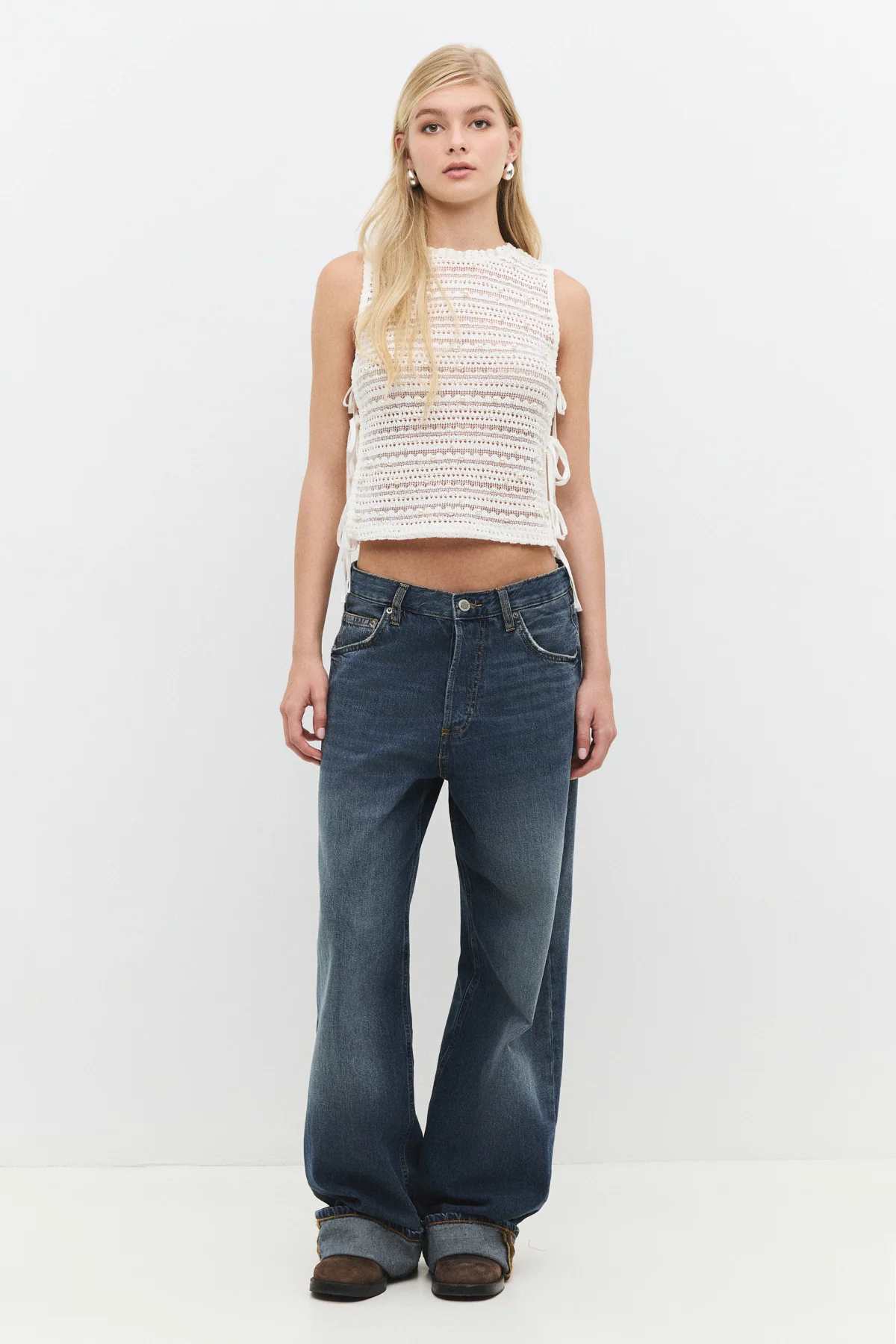 Ärmellose Bluse