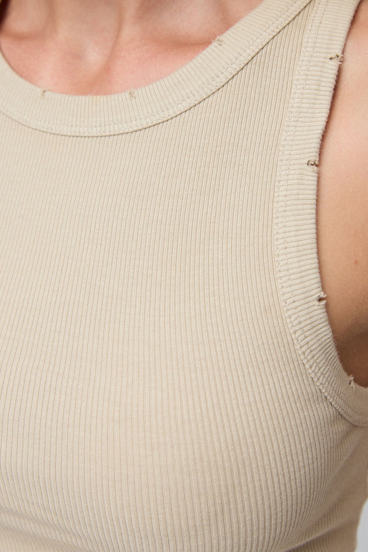 Ärmellose Crop-Bluse