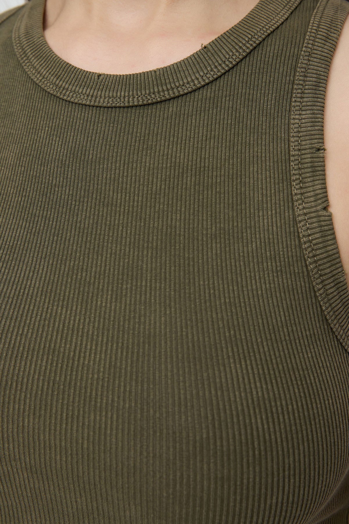 Ärmellose Crop-Bluse