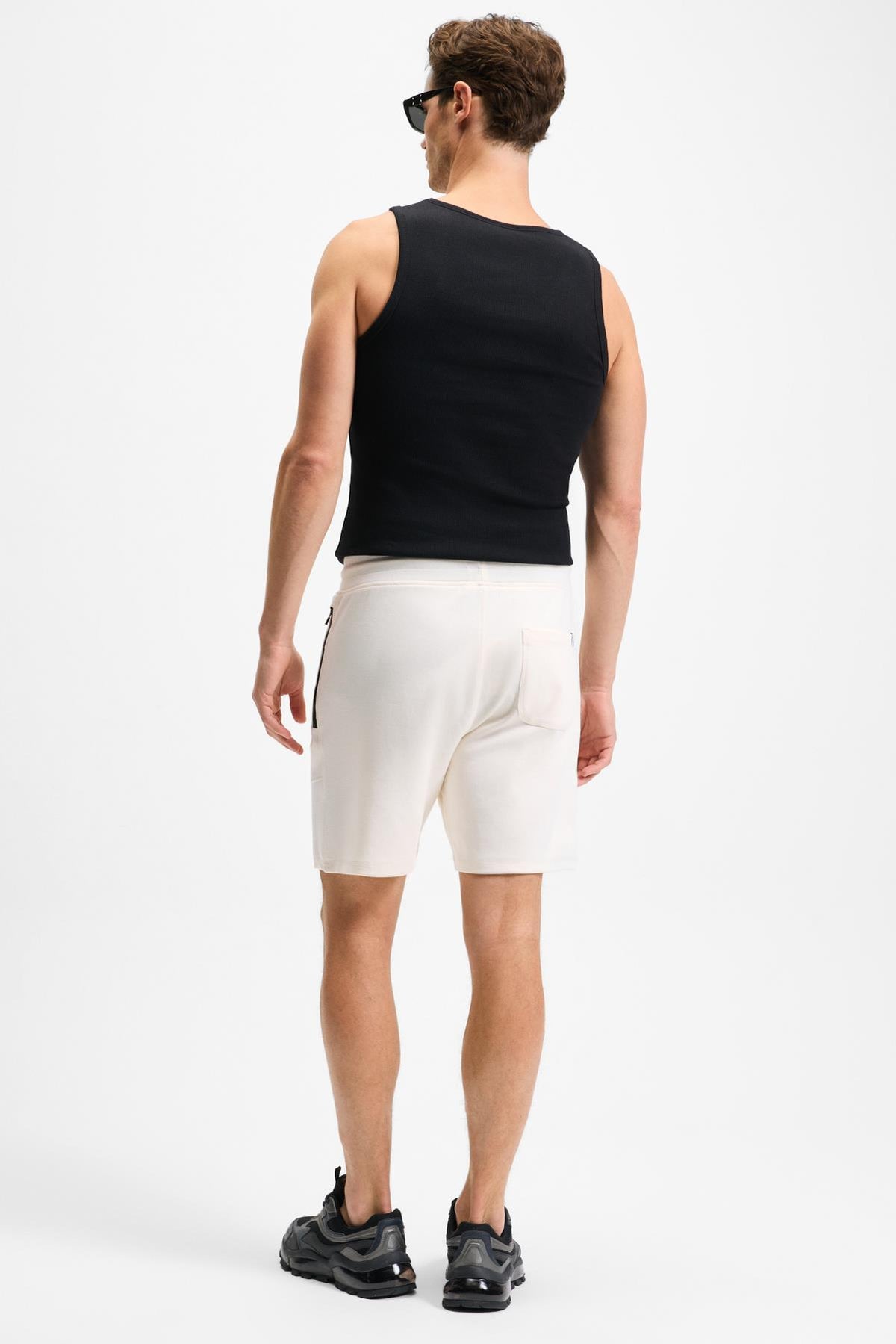 GRIMELANGE KONSA Herren Relaxed Fit Shorts Ecru