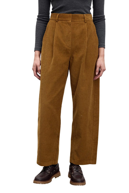 Kordhose Baggy in Rostfarbe