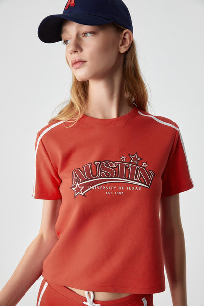 KRIEGER Damen T-Shirt bedruckt