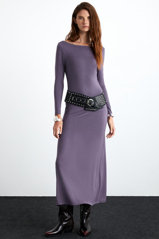 KRIZIA Damen Viskose Maxikleid