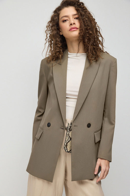 Zweireihiger Oversize-Blazer