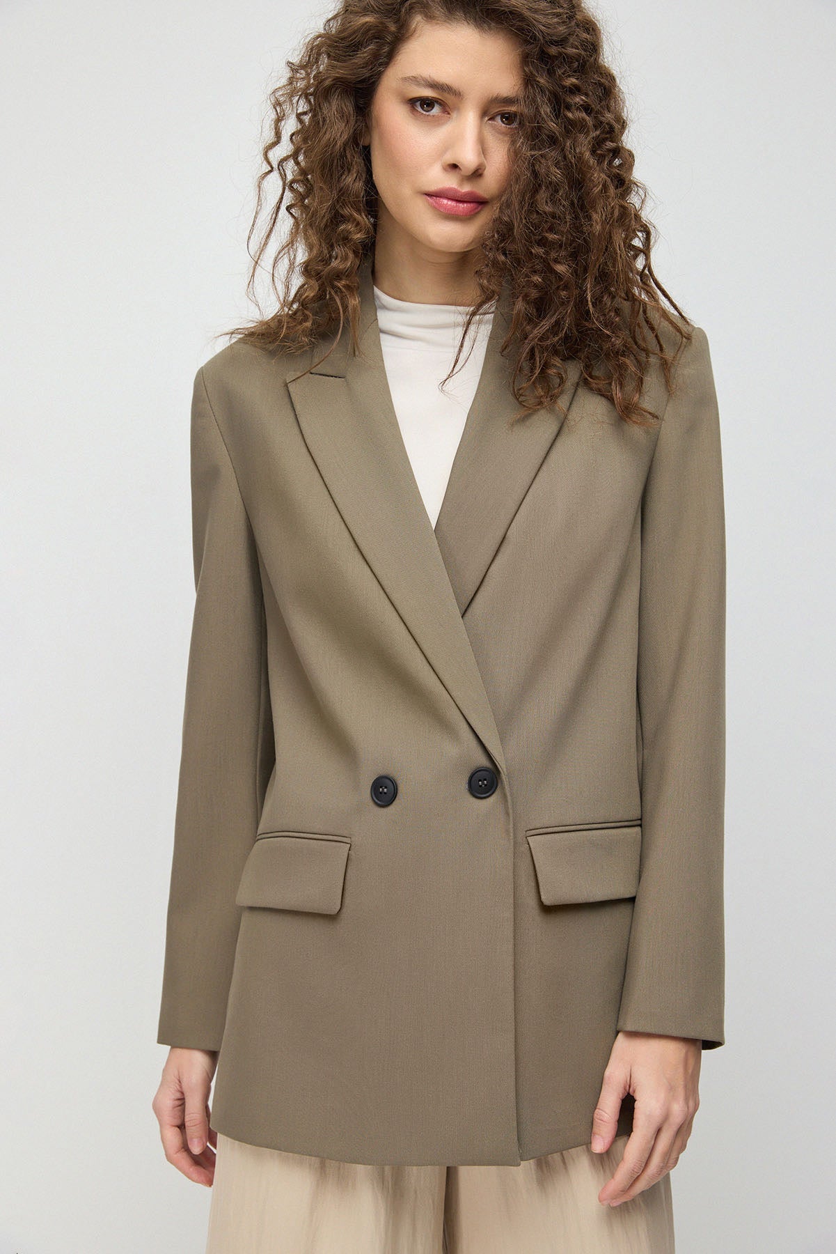 Zweireihiger Oversize-Blazer