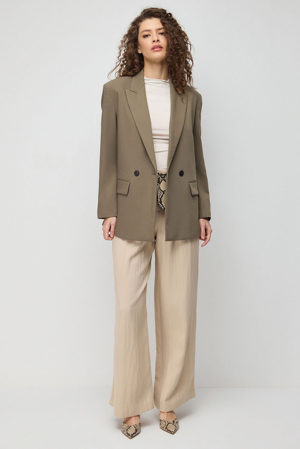 Zweireihiger Oversize-Blazer