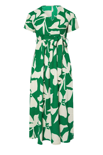 Muster Maxi Kleid im Relaxed Fit