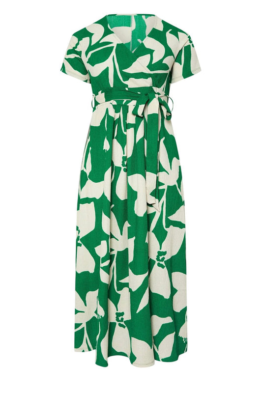 Muster Maxi Kleid im Relaxed Fit