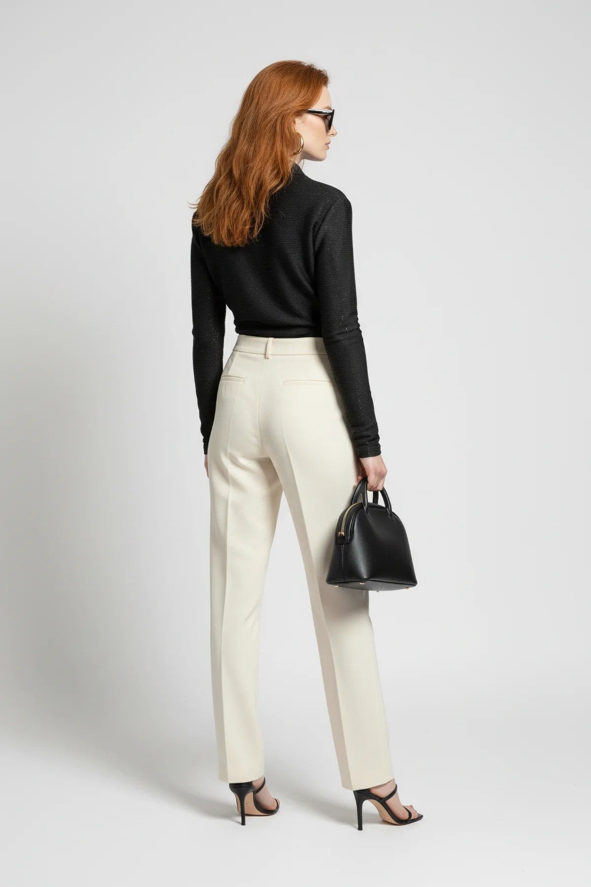Langarm Snap Bodysuit mit Kragen