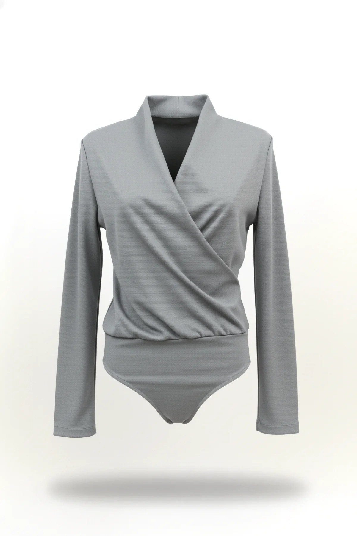 Langarm Snap Bodysuit mit Kragen