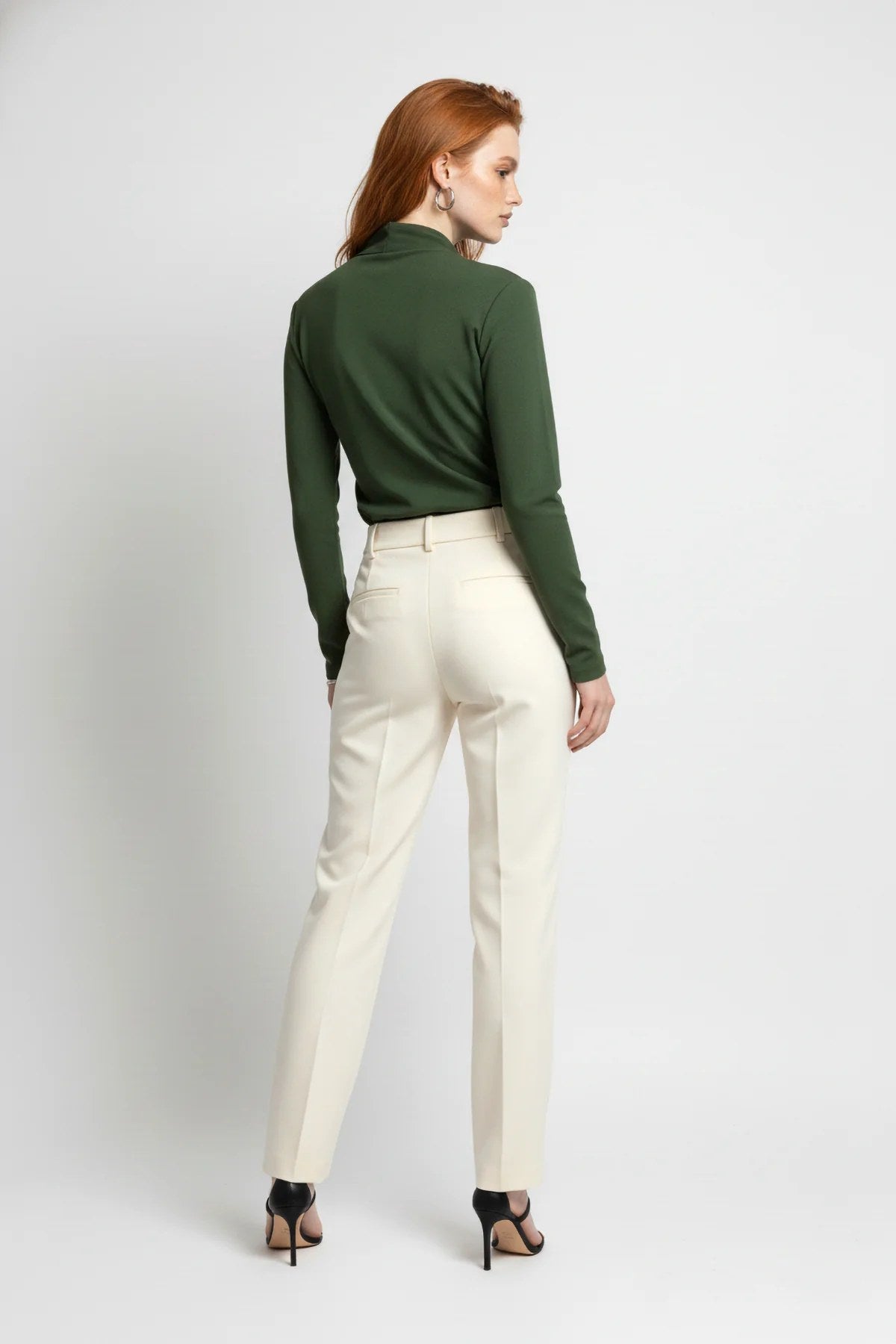 Langarm Snap Bodysuit mit Kragen