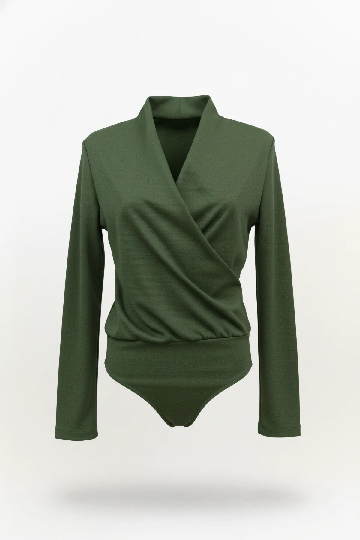 Langarm Snap Bodysuit mit Kragen