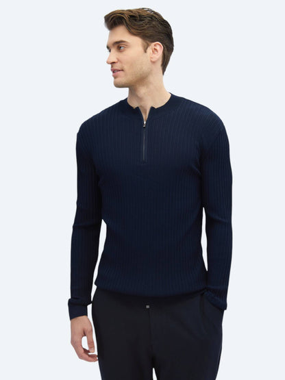 Gemusterter Strickpullover