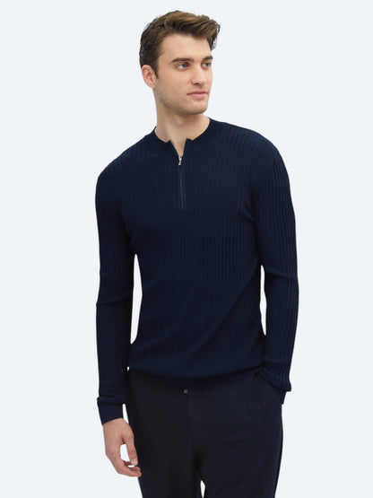 Gemusterter Strickpullover