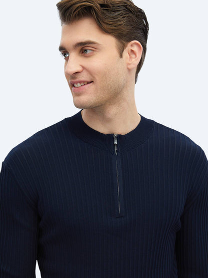 Gemusterter Strickpullover