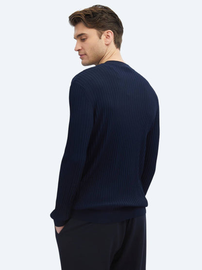 Gemusterter Strickpullover