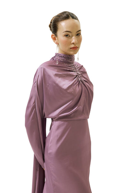 L'AMOUR VERZIERUNGENES ABENDKLEID, SCHWARZ