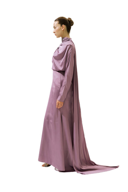 L'AMOUR VERZIERUNGENES ABENDKLEID, SCHWARZ