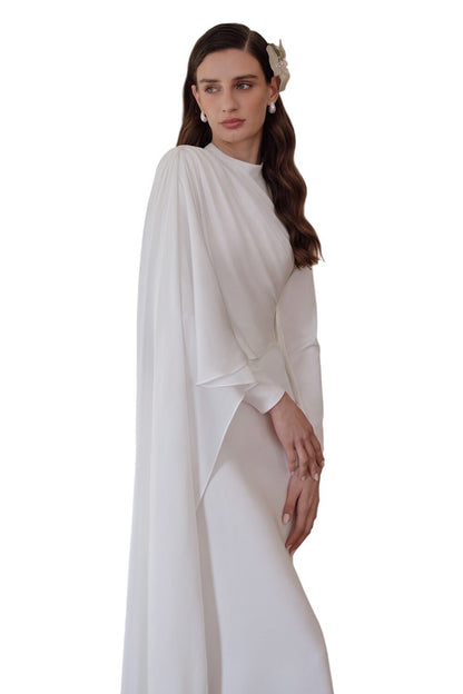 LANA CAPE ABENDKLEID SCHWARZ