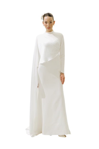 LANA CAPE ABENDKLEID SCHWARZ