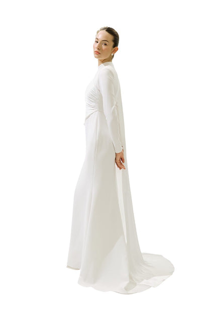 LANA CAPE ABENDKLEID SCHWARZ