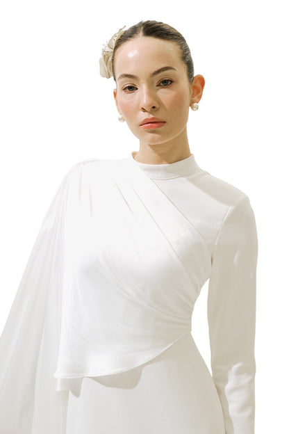 LANA CAPE ABENDKLEID SCHWARZ