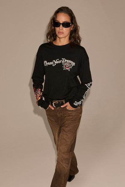 LAPIS Bio-Baumwoll Langarm-Shirt