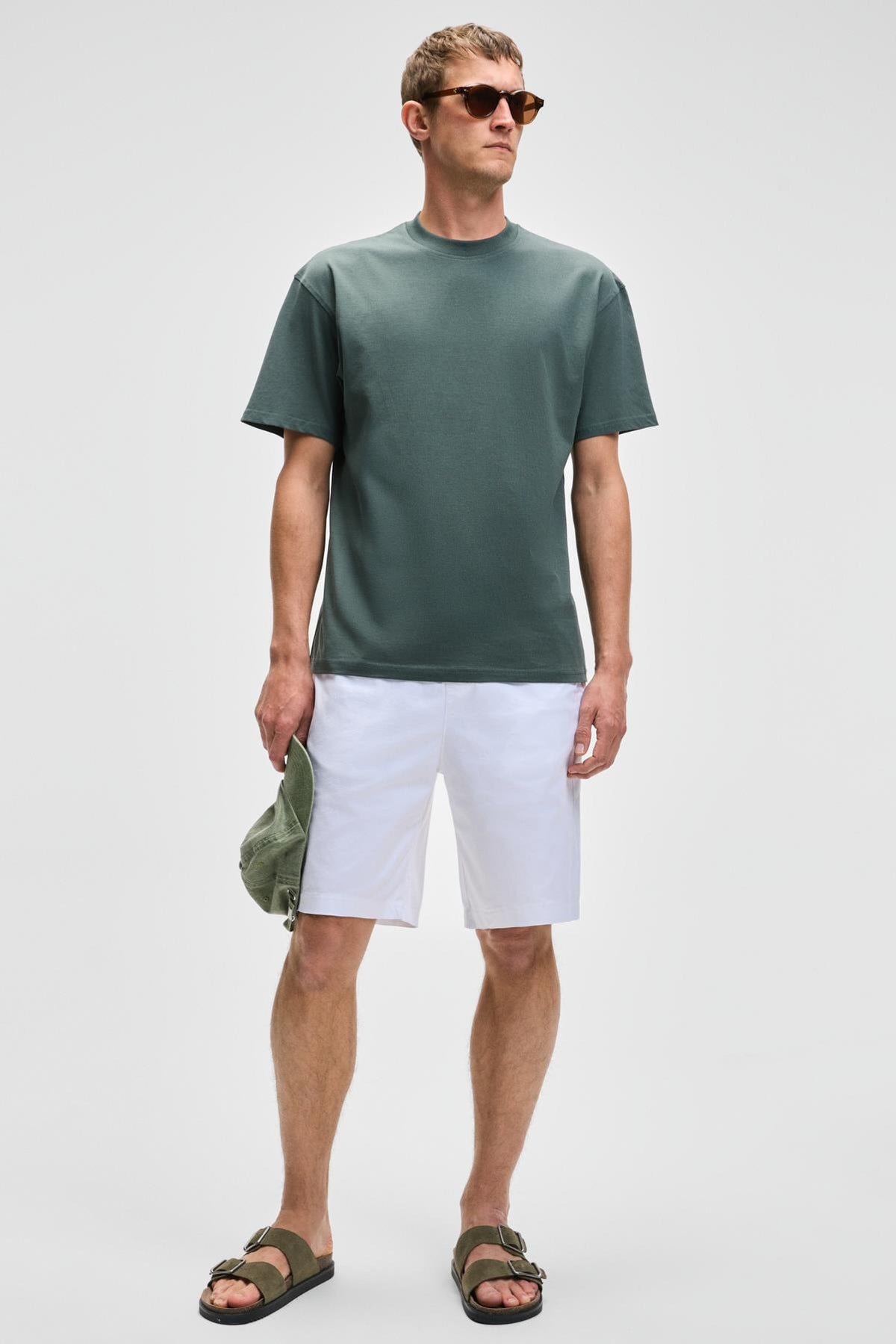 LASPER Herren Stretch Relaxed Shorts